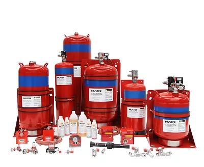 Muster Foam Extinguishers